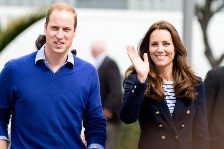 Prinz William und Herzogin Kate werden am Dienstag ihren Neffen kennenlernen Prinz William und Herzogin Kate werden am Dienstag ihren Neffen kennenlernen