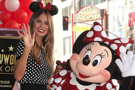 Scheint selbst ein Fan von Micky-Maus-Ohren zu sein: Heidi Klum Scheint selbst ein Fan von Micky-Maus-Ohren zu sein: Heidi Klum