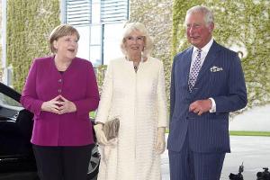 Prinz Charles und Herzogin Camilla treffen Angela Merkel
