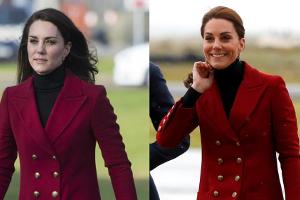 Herzogin Kate: Sie recycelt ein Outfit im Marine-Look