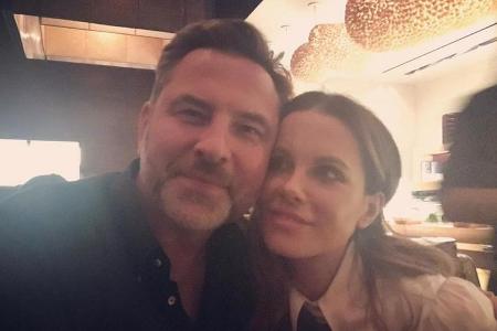 Kate Beckinsale mit David Walliams im Restaurant Kate Beckinsale mit David Walliams im Restaurant