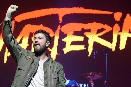 Marteria auf einem Konzert in Hannover, im Dezember 2017 Marteria auf einem Konzert in Hannover, im Dezember 2017
