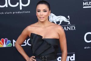 Gewagtes Outfit: Eva Longoria mit Unterwäsche-Blitzer