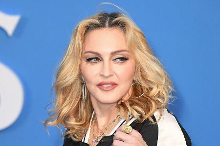 Madonna während eines Events in London Madonna während eines Events in London