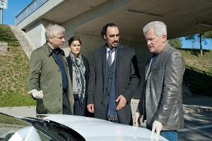 "Tatort: Der Wüstensohn": Kommissar Franz Leitmayr (Udo Wachtveitl), Staatsanwältin Anja Berger (Christina Hecke), Konsul Ab...