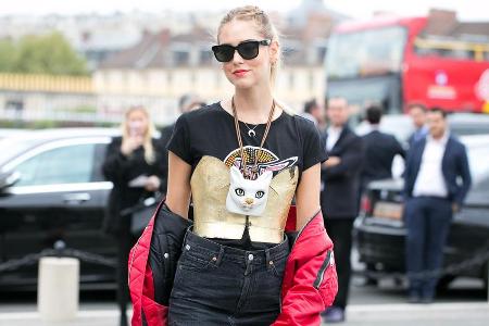 Fashion-Bloggerin Chiara Ferragni versteht es, sich stets trendy zu stylen Fashion-Bloggerin Chiara Ferragni versteht es, sich stets trendy zu stylen