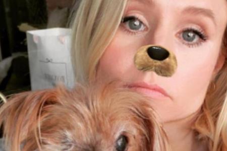 Macht auch als Hund eine gute Figur: Kristen Bell Macht auch als Hund eine gute Figur: Kristen Bell