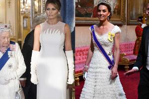 Mode-Queens: Melania und Kate glänzen beim Staatsbankett