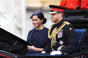 Zurück aus der Babypause: Meghan bezaubert bei Trooping the Colour