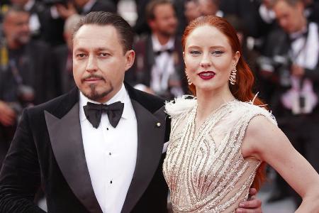 Klemens Hallmann und Barbara Meier bei einem Auftritt in Cannes Klemens Hallmann und Barbara Meier bei einem Auftritt in Cannes