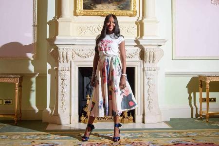 Naomi Campbell bei ihrem Auftritt in London Naomi Campbell bei ihrem Auftritt in London