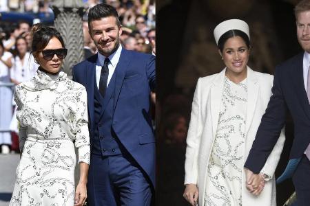 Zwei Stars, das gleiche Kleid: Victoria Beckham und Herzogin Meghan Zwei Stars, das gleiche Kleid: Victoria Beckham und Herzogin Meghan