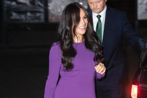 Erster Auftritt nach der Doku: Meghan setzt ein lila Ausrufezeichen