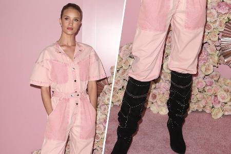 Model und Schauspielerin Rosie Huntington-Whiteley liebt die angesagten 70ies-Stiefel