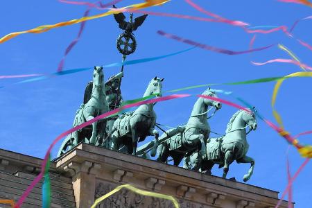 Am Brandenburger Tor wird dieses Jahr gefeiert