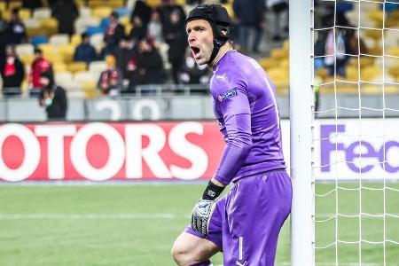 Petr Cech hat das Tor gewechselt Petr Cech hat das Tor gewechselt