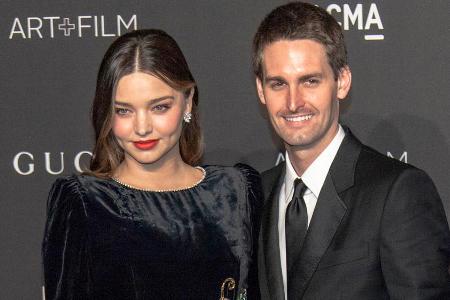Miranda Kerr und Evan Spiegel bei einem Auftritt in Los Angeles Miranda Kerr und Evan Spiegel bei einem Auftritt in Los Angeles