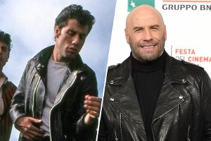 John Travolta erscheint im "Grease"-Look beim Filmfestival in Rom