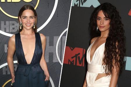Camila Cabello (r.) ist ein riesiger Fan von Emilia Clarke Camila Cabello (r.) ist ein riesiger Fan von Emilia Clarke