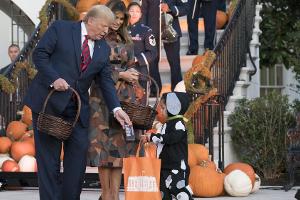 So feiert Donald Trump Halloween