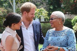 Harry und Meghan treffen Nelson Mandelas Witwe Graca Machel