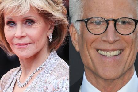 Jane Fonda und Ted Donson lassen sich für den Klimaschutz festnehmen Jane Fonda und Ted Donson lassen sich für den Klimaschutz festnehmen