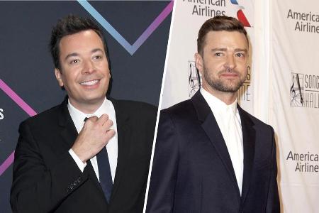 Jimmy Fallon und Justin Timberlake pflegen eine enge Freundschaft Jimmy Fallon und Justin Timberlake pflegen eine enge Freundschaft
