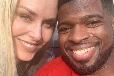 US-Star Lindsey Vonn und ihr Verlobter, Eishockeyspieler P. K. Subban US-Star Lindsey Vonn und ihr Verlobter, Eishockeyspieler P. K. Subban