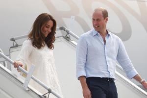 William und Kate: Ihr Flugzeug musste wegen Unwetter umkehren