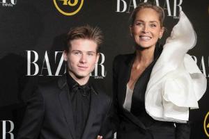 Sharon Stone: Stylischer Auftritt mit Sohn Roan