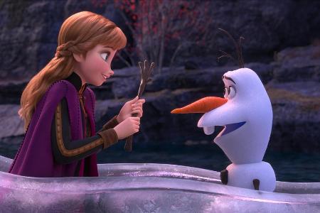 Anna und Schneemann Olaf in Anna und Schneemann Olaf in