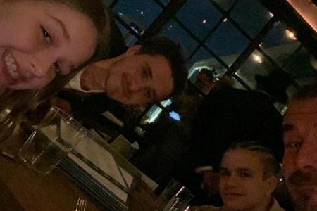 David Beckham (re.) genießt die Zeit mit seinen Kindern David Beckham (re.) genießt die Zeit mit seinen Kindern
