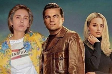 Nina Dobrev (li.) verkleidete sich als Brad Pitt zu Halloween Nina Dobrev (li.) verkleidete sich als Brad Pitt zu Halloween