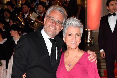 Birgit Schrowange mit Freund Frank Spothelfer beim 25. Leipziger Opernball 2019 Birgit Schrowange mit Freund Frank Spothelfer beim 25. Leipziger Opernball 2019