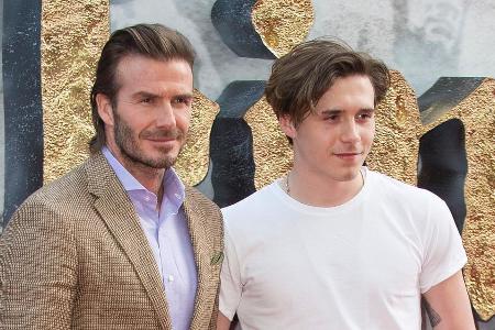 David und Brooklyn Beckham scheinen denselben Geschmack zu haben David und Brooklyn Beckham scheinen denselben Geschmack zu haben