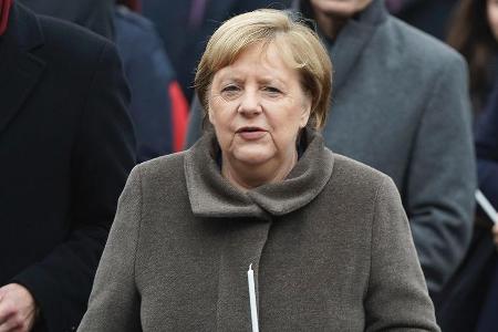 Bundeskanzlerin Angela Merkel während einer Gedenkveranstaltung in Berlin Bundeskanzlerin Angela Merkel während einer Gedenkveranstaltung in Berlin
