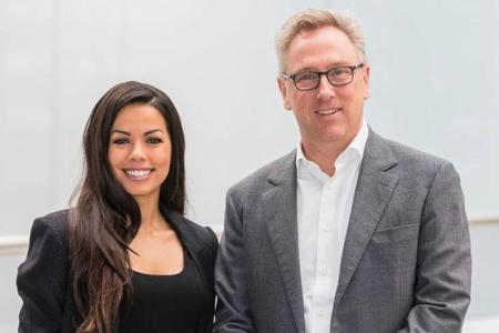 Fernanda Brandao mit Heinrich Deichmann beim Förderpreis Fernanda Brandao mit Heinrich Deichmann beim Förderpreis