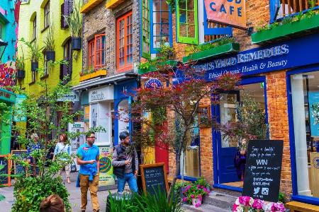 Neal's Yard gehört zu den buntesten Flecken Londons