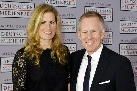 Britta Becker und Johannes B. Kerner bei einer Veranstaltung 2016 Britta Becker und Johannes B. Kerner bei einer Veranstaltung 2016