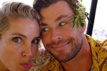 Chris Hemsworth hat sichtlich Spaß mit seiner Frau Elsa Pataky Chris Hemsworth hat sichtlich Spaß mit seiner Frau Elsa Pataky