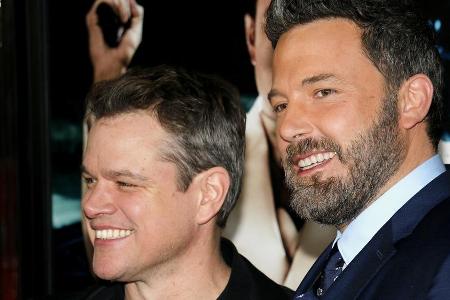 Matt Damon (l.) und Ben Affleck arbeiten an einem neuen Film
