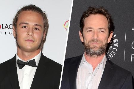Luke Perry hat zwei Kinder hinterlassen - Tochter Sophie und Sohn Jack (l.) Luke Perry hat zwei Kinder hinterlassen - Tochter Sophie und Sohn Jack (l.)