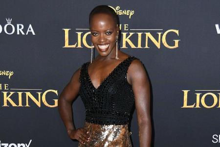 Florence Kasumba war bei der Premiere ein absoluter Hingucker