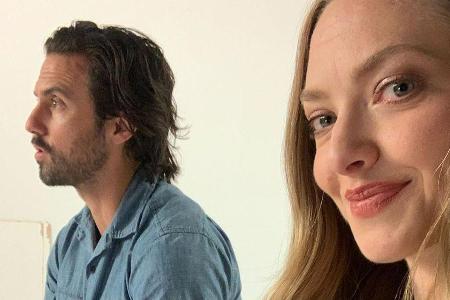 Amanda Seyfried macht ein heimliches Selfie mit Milo Ventimiglia Amanda Seyfried macht ein heimliches Selfie mit Milo Ventimiglia