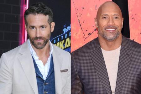Ryan Reynolds (l.) und Dwayne Johnson werden bald gemeinsam vor der Kamera stehen Ryan Reynolds (l.) und Dwayne Johnson werden bald gemeinsam vor der Kamera stehen