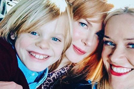 Nicole Kidman (Mitte) zusammen mit Reese Witherspoon und Nicholas Crovetti Nicole Kidman (Mitte) zusammen mit Reese Witherspoon und Nicholas Crovetti