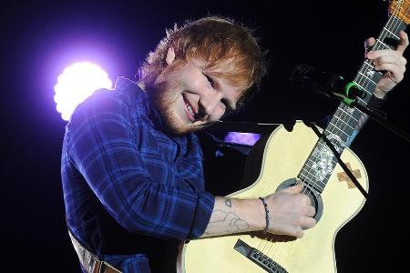 Ed Sheeran bei einem seiner vielen Auftritte Ed Sheeran bei einem seiner vielen Auftritte