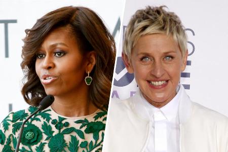 Michelle Obama (links) und Ellen DeGeneres haben ihre Geschichten zu Papier gebracht Michelle Obama (links) und Ellen DeGeneres haben ihre Geschichten zu Papier gebracht