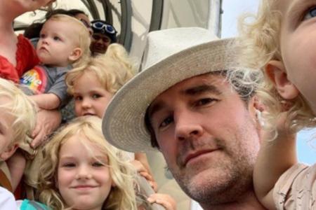 James Van Der Beek kann nicht ohne seine Kinder James Van Der Beek kann nicht ohne seine Kinder