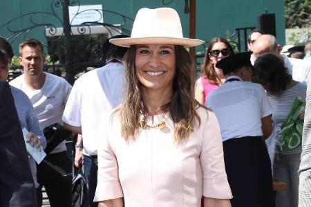 Sportlicher Chic: Pippa Middleton in Wimbledon Sportlicher Chic: Pippa Middleton in Wimbledon